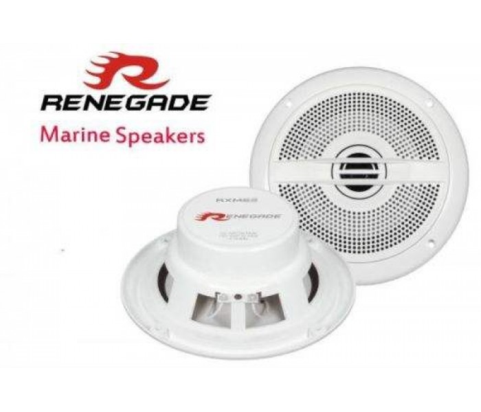 Renegade RXM52 MARINE & OUTDOOR Speakers Coaxial Speakers RXM-52 120w pair